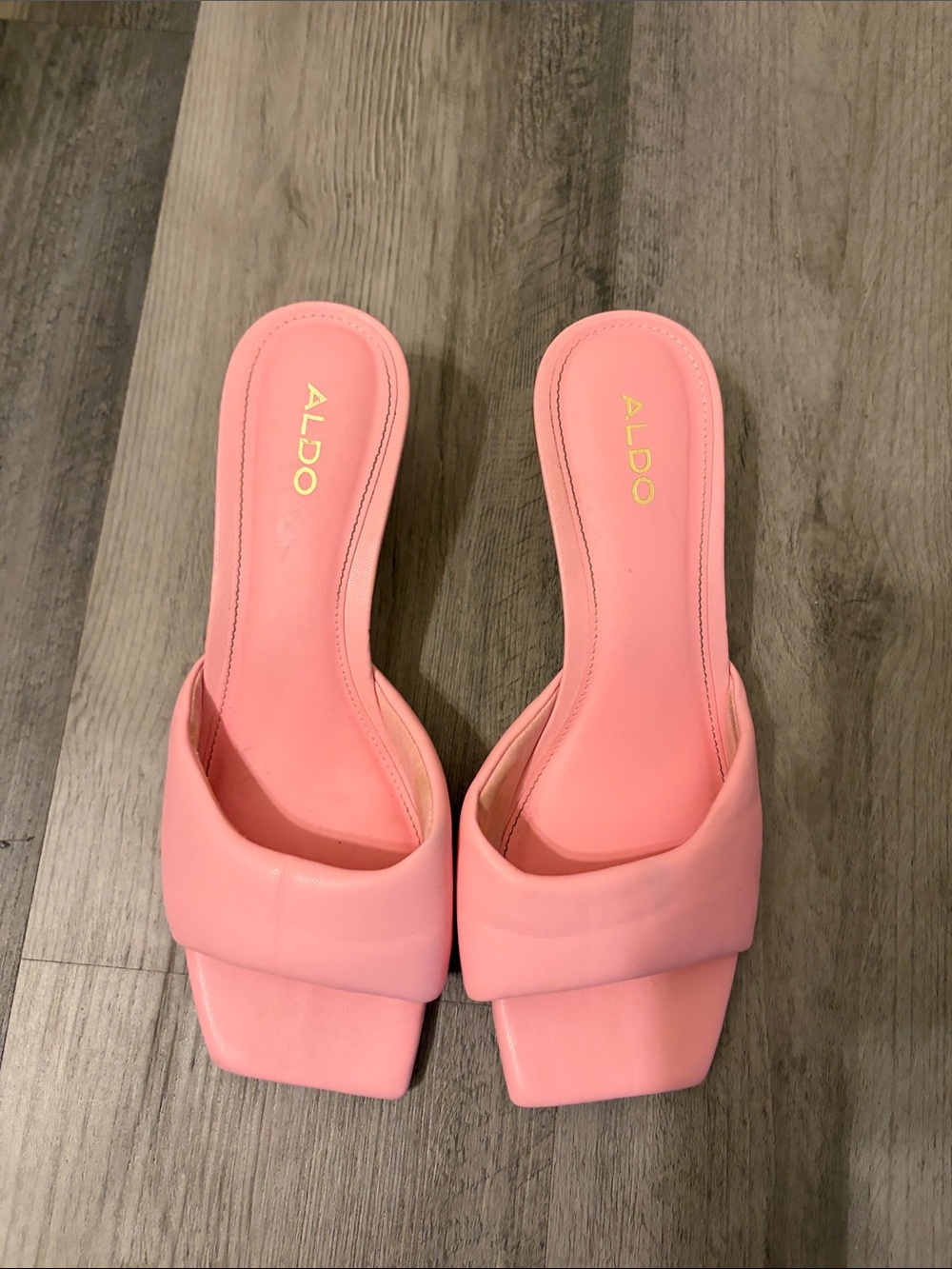 ALDO Aneka Block-Heel Mule Dress Sandal Size 8